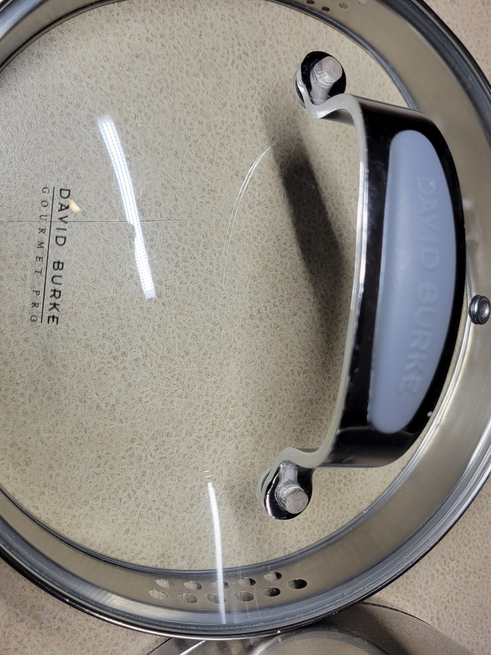 David Burke Gourmet Pro Stainless 3.5-Quart Saucepan - Picture 3 of 8